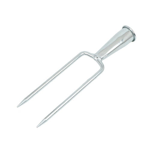 Steel fork, stackable fork, three-toothed fork, two-toothed agricultural and gardening fork, garden tool fork, lawn fork, large-sized steel fork