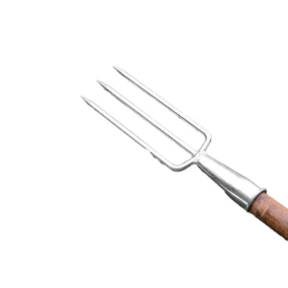Steel fork, stackable fork, three-toothed fork, two-toothed agricultural and gardening fork, garden tool fork, lawn fork, large-sized steel fork
