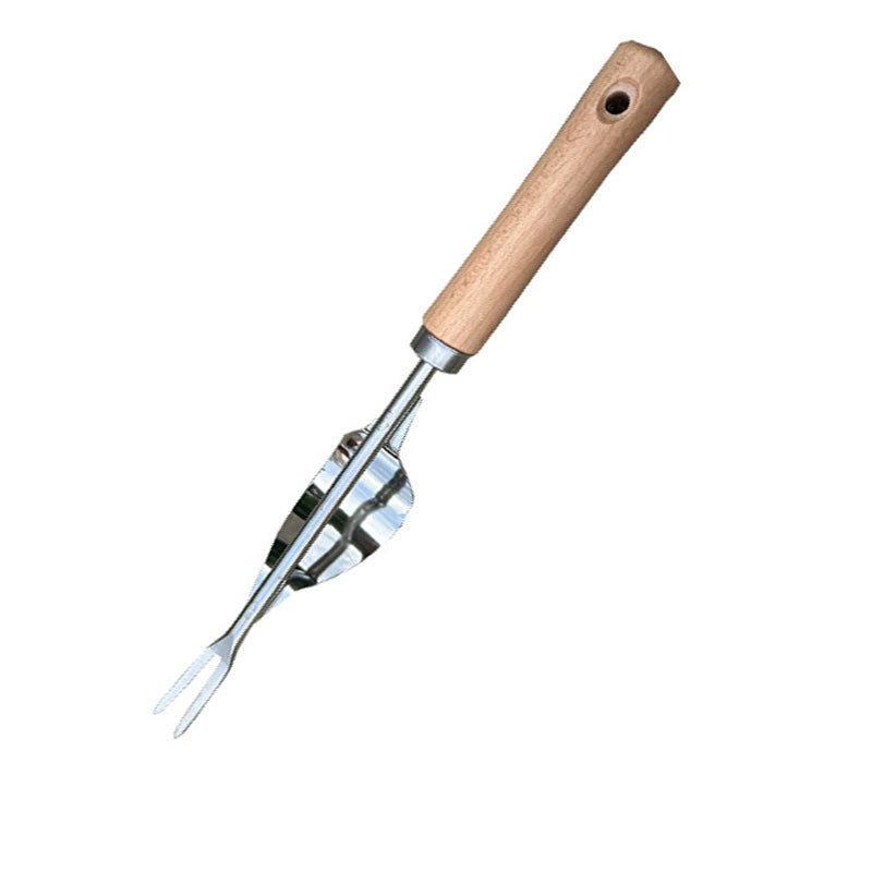 Stainless steel manual weeder ¨C a household and agricultural tool for root removal, weed control, soil loosening, seedling cultivation, and gardening