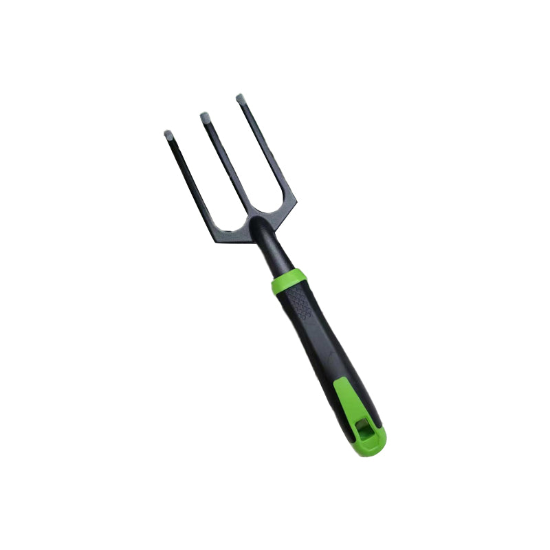 Large handle, matte black magnesium-aluminum alloy garden fork ¨C gardening and plant care tool