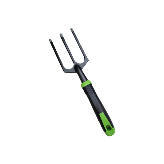 Large handle, matte black magnesium-aluminum alloy garden fork ¨C gardening and plant care tool