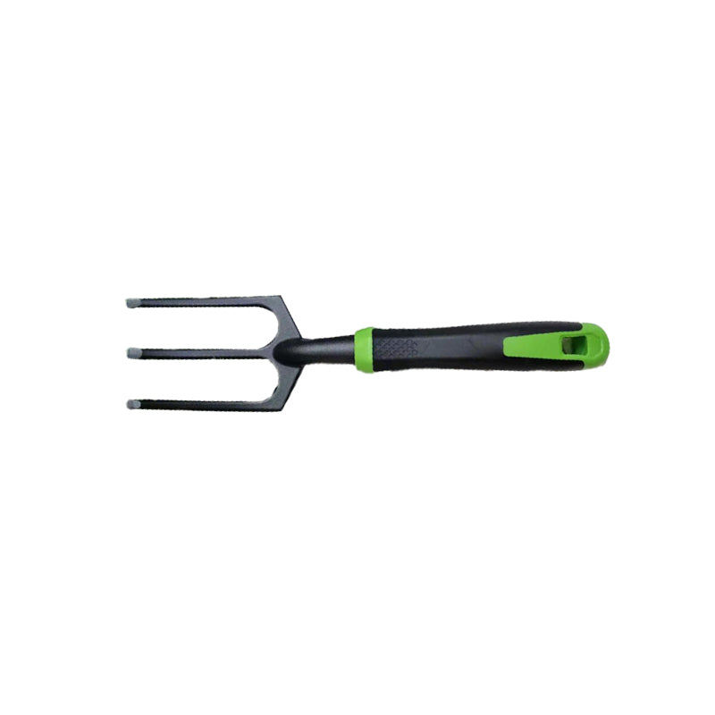 Large handle, matte black magnesium-aluminum alloy garden fork ¨C gardening and plant care tool