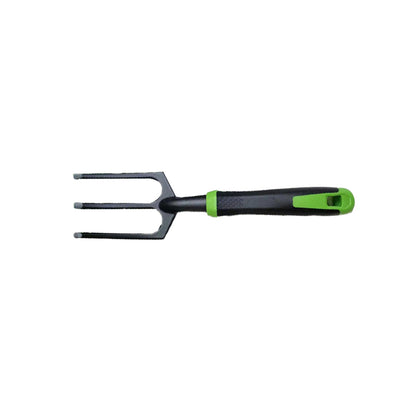 Large handle, matte black magnesium-aluminum alloy garden fork ¨C gardening and plant care tool