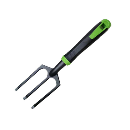 Large handle, matte black magnesium-aluminum alloy garden fork ¨C gardening and plant care tool