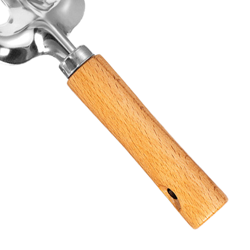 Wooden handle stainless steel gardening watering jug and garden gardening fork
