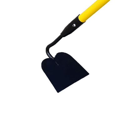 Outdoor agricultural tool ¨C small fibrous-handled hoe; reinforced manganized steel hoe