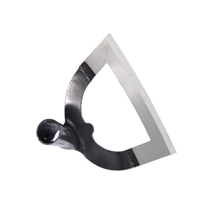 Hollow hoe ¨C herbicide tool; made of manganese steel ¨C ideal for gardening and soil loosening; large, thickened, sharp blade