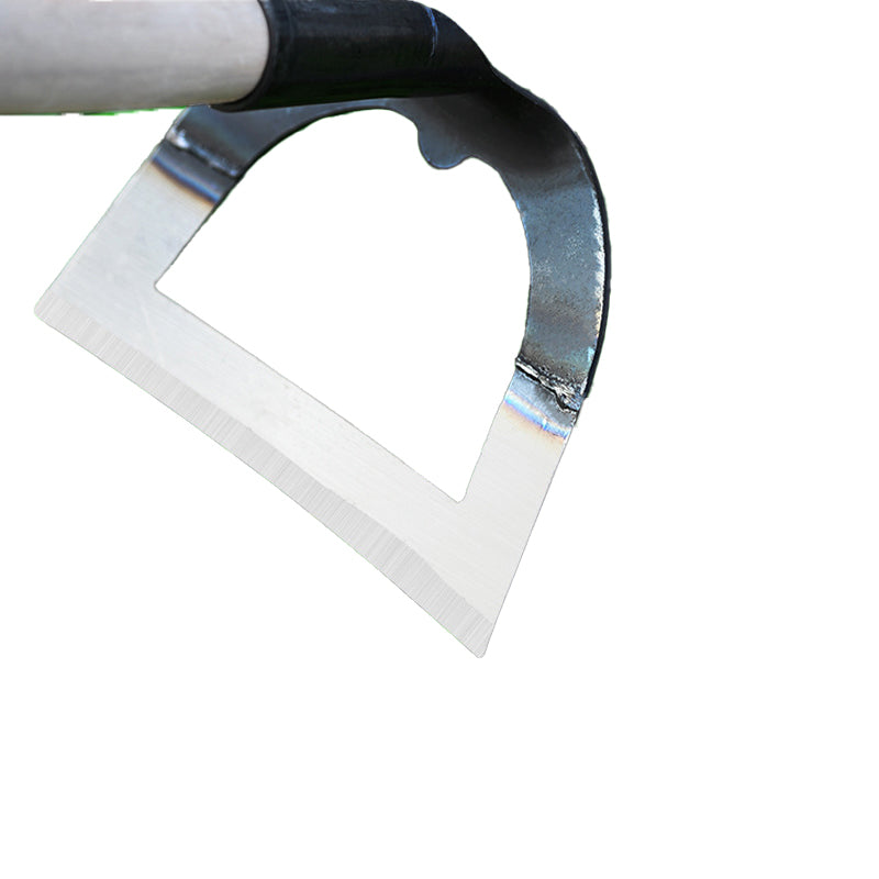 Hollow hoe ¨C herbicide tool; made of manganese steel ¨C ideal for gardening and soil loosening; large, thickened, sharp blade