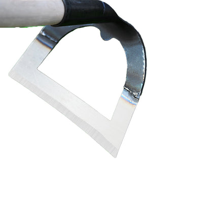 Hollow hoe ¨C herbicide tool; made of manganese steel ¨C ideal for gardening and soil loosening; large, thickened, sharp blade