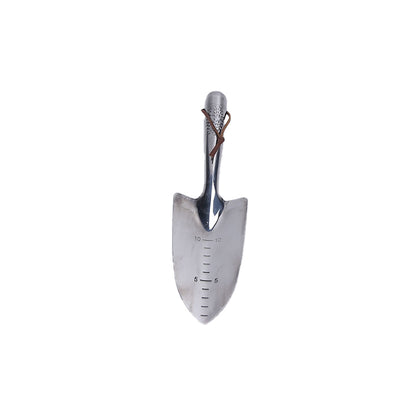 Stainless steel shovel with wooden handle