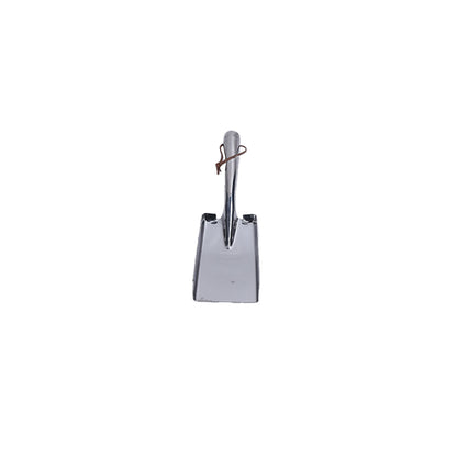Stainless steel shovel with wooden handle