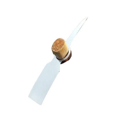 Stainless steel pickaxe ¨C ideal for clearing land or digging soil with a small pick head