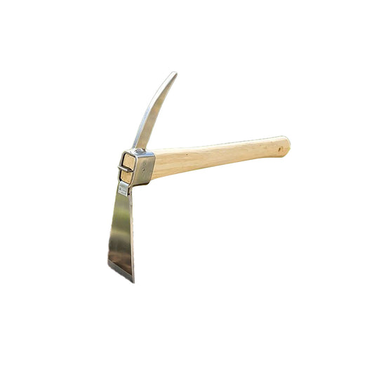 Horticultural tool ¨C stainless steel flower hoe; ideal for household weeding, planting flowers and vegetables, or outdoor soil digging and weed removal in gardening