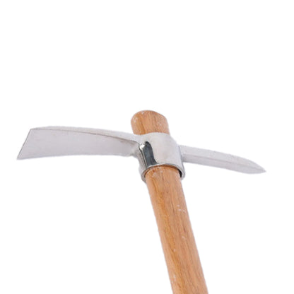 Stainless steel dual-purpose pickaxe ¨C ideal for weeding, digging, and outdoor gardening tasks ¨C compact pickaxe head