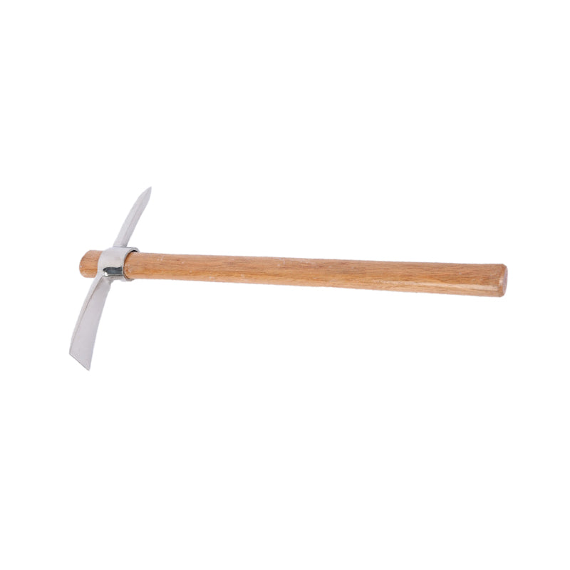 Stainless steel dual-purpose pickaxe ¨C ideal for weeding, digging, and outdoor gardening tasks ¨C compact pickaxe head