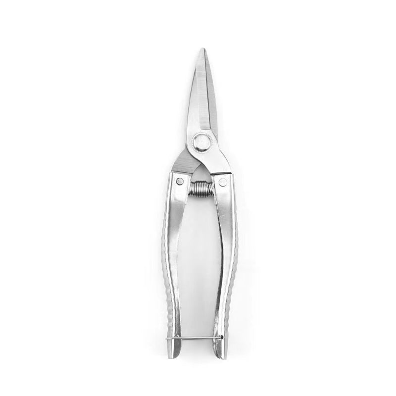 Stainless steel fruit harvesting and pruning garden scissors