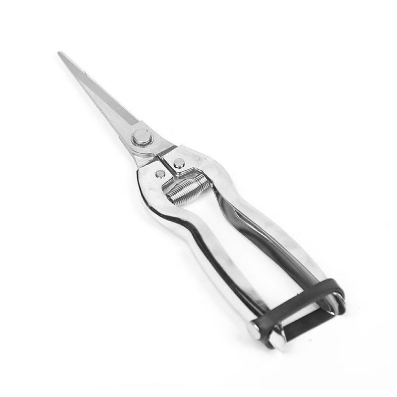 Stainless steel straight-end pruning shears ¨C ideal for harvesting fruits and vegetables or for general gardening tasks