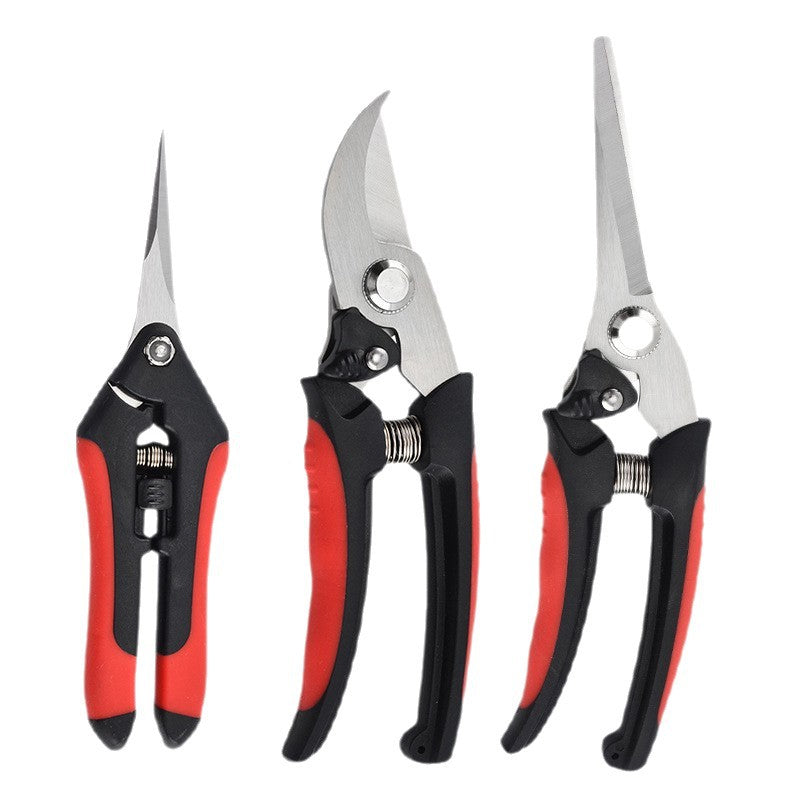 Manual pruning shears, garden scissors, fruit tree pruning tools, garden tools