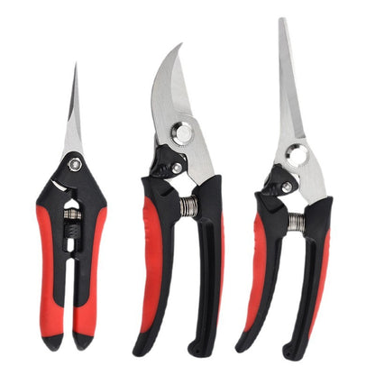 Manual pruning shears, garden scissors, fruit tree pruning tools, garden tools