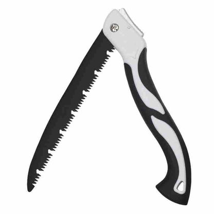 Folding saw, woodworking saw, household three-sided toothed hand saw, fruit tree pruning saw, garden saw, outdoor logging saw