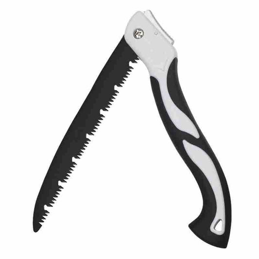 Folding saw, woodworking saw, household three-sided toothed hand saw, fruit tree pruning saw, garden saw, outdoor logging saw