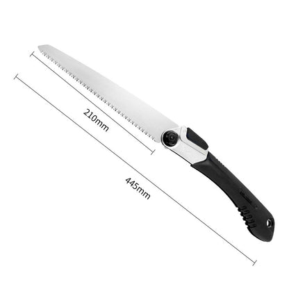 Folding saw, woodworking household quick-cutting tree saw, gardening fruit tree hand saw, fine-toothed pull saw