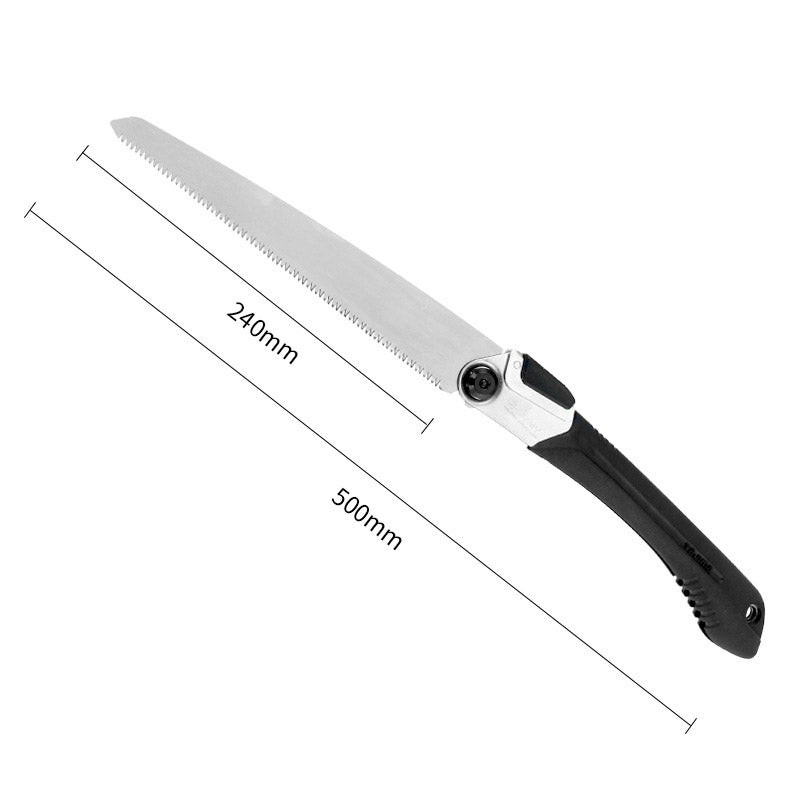 Folding saw, woodworking household quick-cutting tree saw, gardening fruit tree hand saw, fine-toothed pull saw
