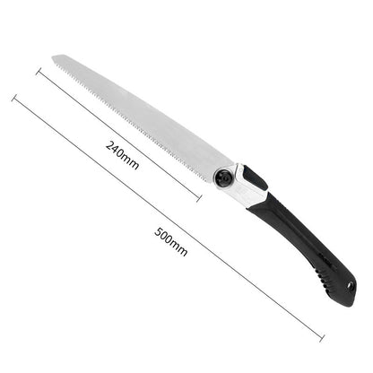 Folding saw, woodworking household quick-cutting tree saw, gardening fruit tree hand saw, fine-toothed pull saw