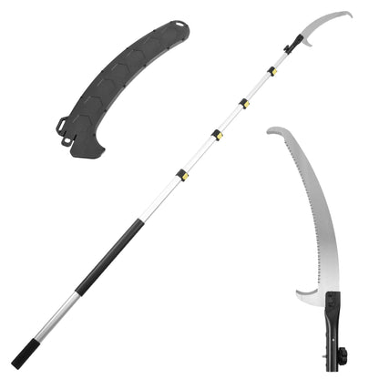Handle Garden Manual Pruning Saw Aluminum Telescopic Extension Rod Tree Pruning