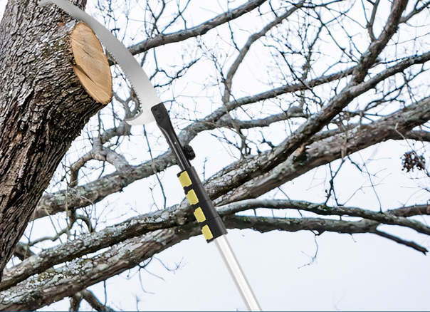 Handle Garden Manual Pruning Saw Aluminum Telescopic Extension Rod Tree Pruning