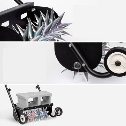 Lawn aerator, small planting lawn aerator, soil loosening truck