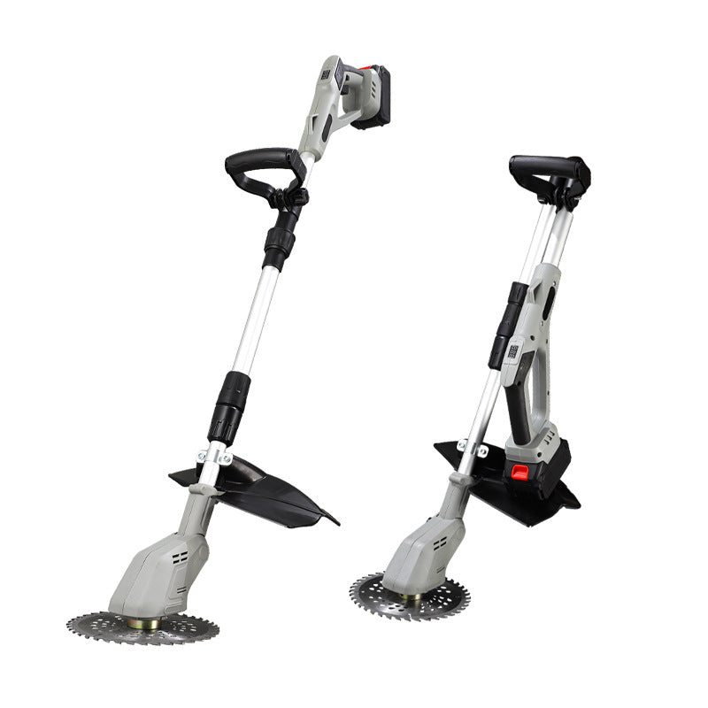 Foldable lithium battery brushless lawnmower, garden lawn mower, handheld lawn mower