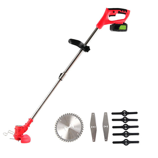Electric lawn mower, household lithium battery lawn mower, weed trimmer, multi-functional garden lawn trimmer