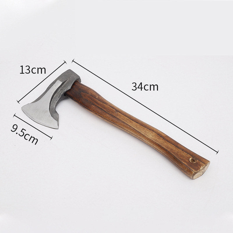 Outdoor aircraft axe, wood chopping and bone-chopping axe, forging woodworking axe, mountain-opening and forging axe