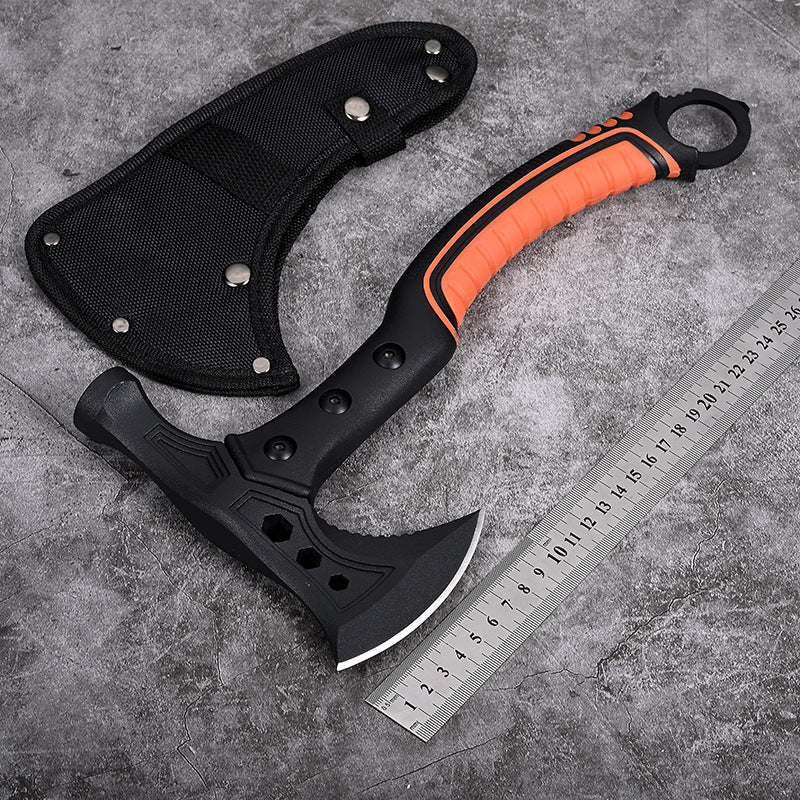 Lightweight, durable, precision-engineered, non-slip handle, mountaineering and exploration tool axe, multi-functional axe