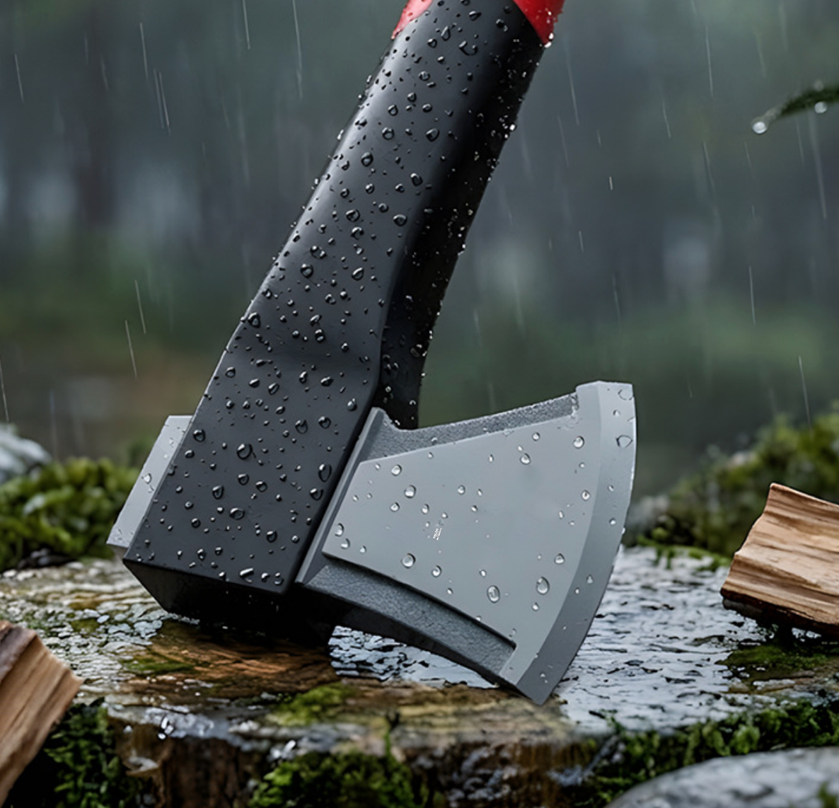 Electric axe, multi-functional outdoor camping axe, woodworking hand axe, tree chopping and firewood splitting axe