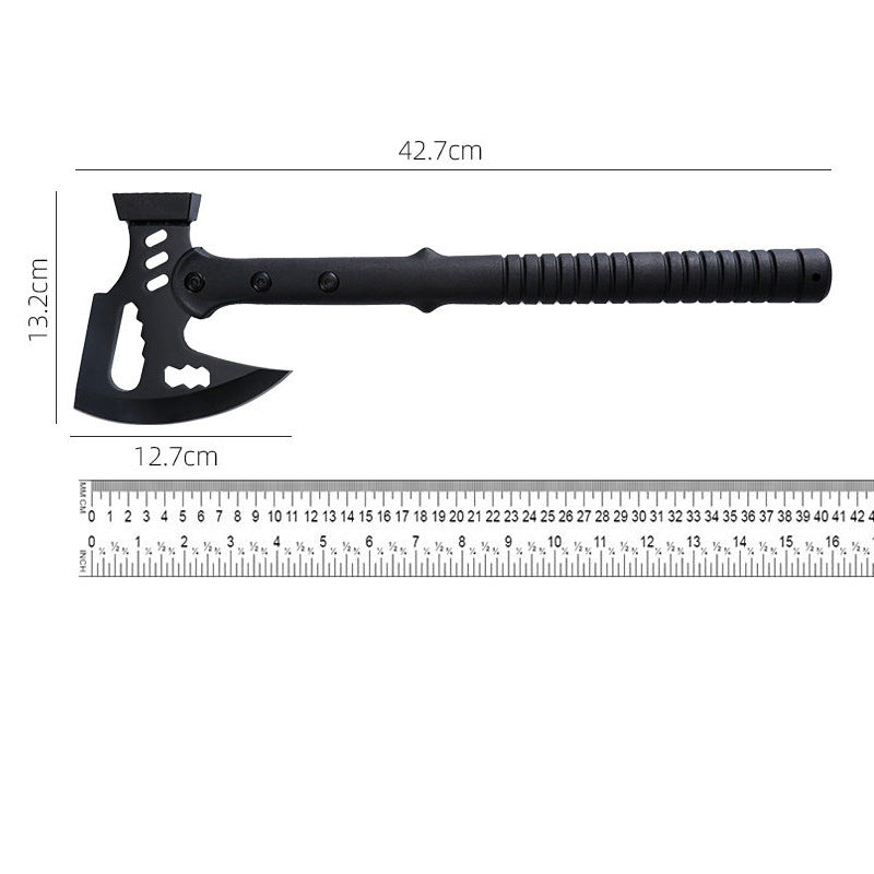 Multi-functional logging axe, outdoor axe, wilderness camping equipment, mountain-cutting axe, wood-chopping axe, battle axe