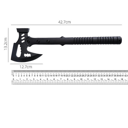 Multi-functional logging axe, outdoor axe, wilderness camping equipment, mountain-cutting axe, wood-chopping axe, battle axe