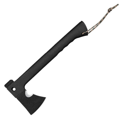 Outdoor axe, wilderness camping gear, mountain axe, wood-chopping axe, battle axe, multi-functional logging axe