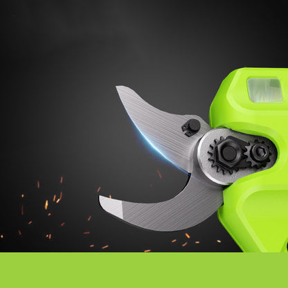 21V brushless 30mm electric garden pruning shears, rechargeable lithium battery garden pruning shears