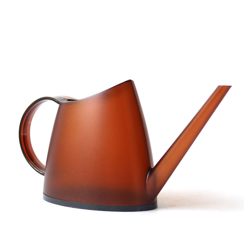 Long-spouted watering can, gardening watering can, household watering can, colored transparent plastic sprinkler, wholesale watering can for flowers