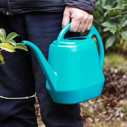 4L Large Capacity Long Spout Watering Can, Household Plastic Gardening Tool, Sprinkler Can for Succulents, Green Plants, Potted Plants, and Flower Sprayers