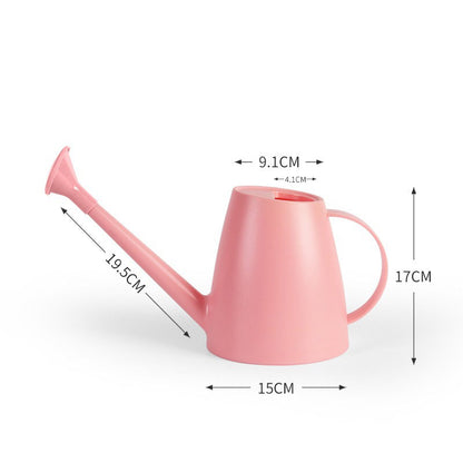 Home garden watering can, plastic garden long spout watering can, garden tools and supplies watering can