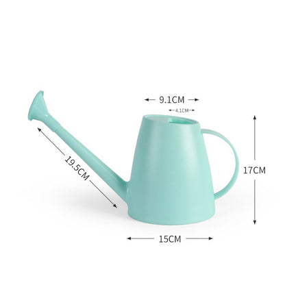 Home garden watering can, plastic garden long spout watering can, garden tools and supplies watering can