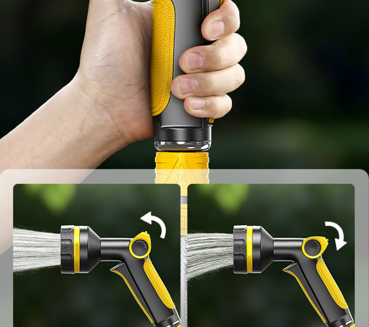 High-Pressure Garden Spray Gun – Ideal for Watering Plants, Washing Cars, and Vegetable Gardens (Hose Attachment)