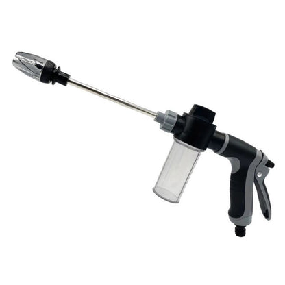 Universal household hose direct-connect bubble gun chassis for rinsing, gardening, watering, cleaning, and stain removal