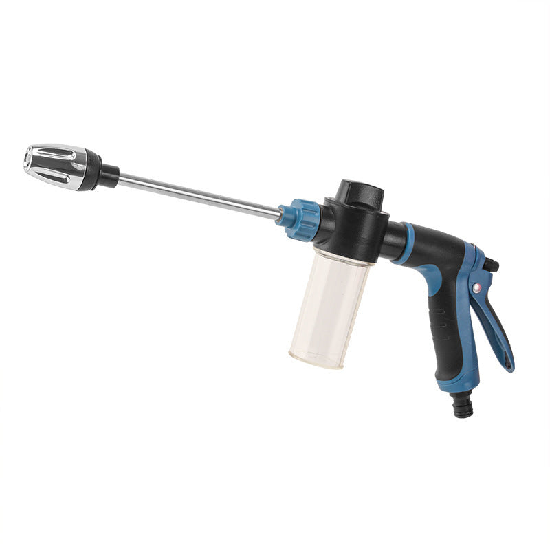 Universal household hose direct-connect bubble gun chassis for rinsing, gardening, watering, cleaning, and stain removal