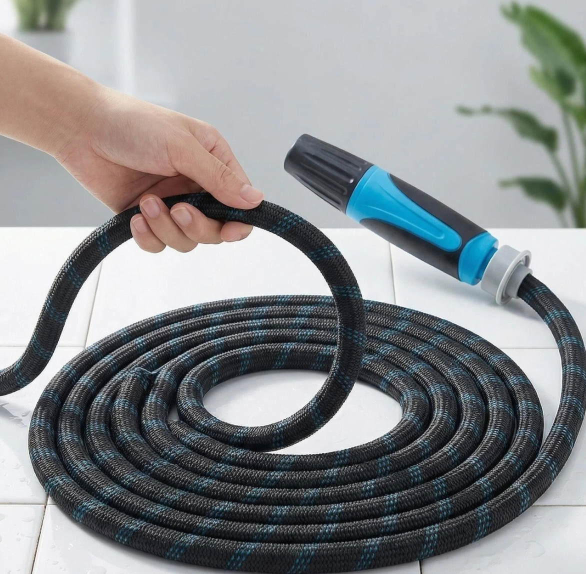 Watering gun for watering flowers and vegetables, household water hose, sprinkler head for rinsing gardens