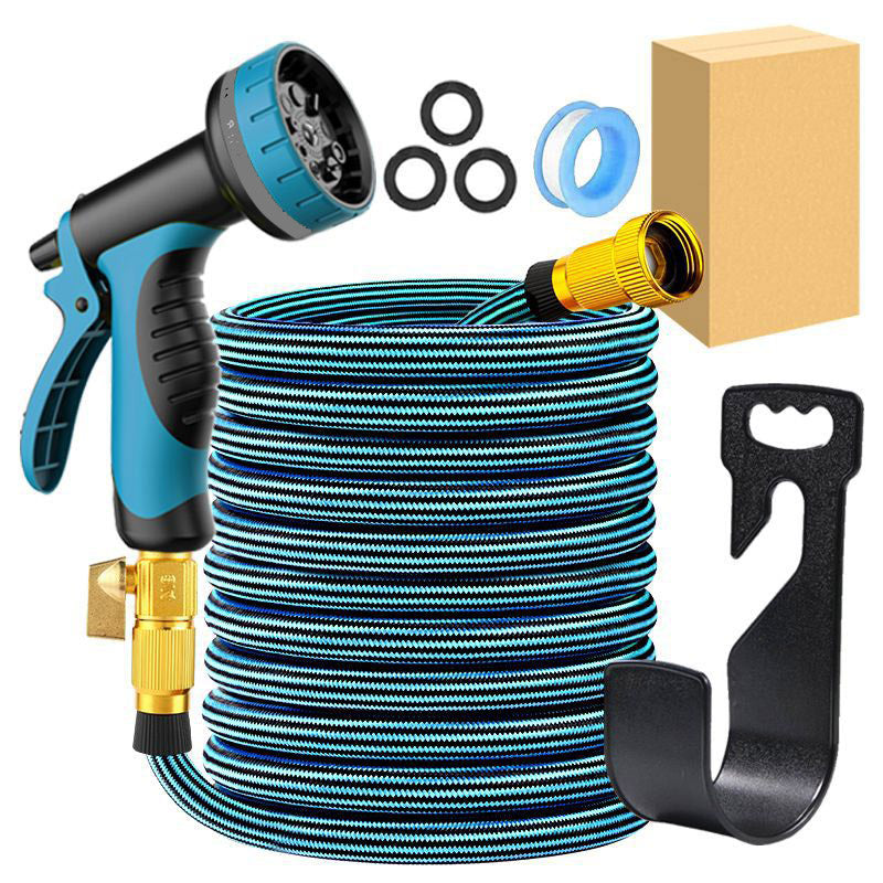 Braided garden hoses, high-pressure water guns, landscaping irrigation, car washing, and flower watering