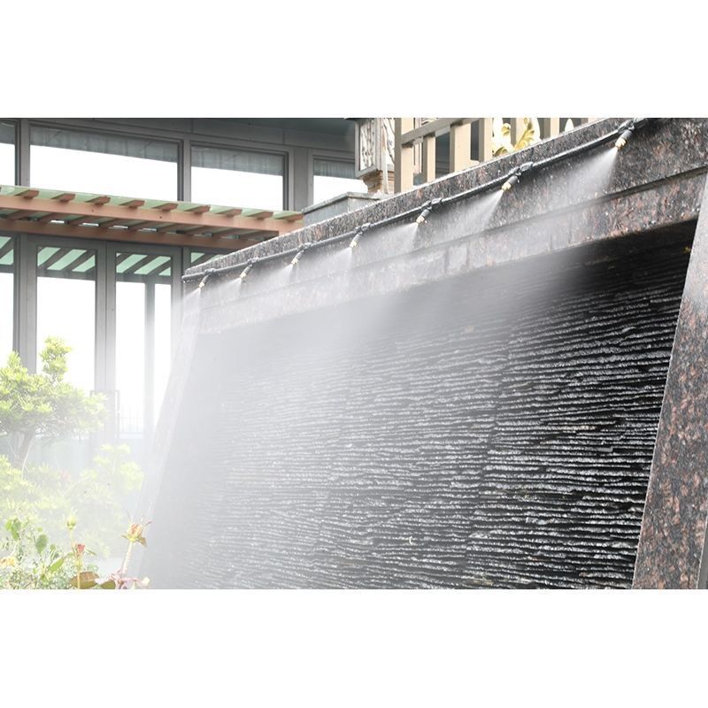 Automatic misting sprayer for watering flowers and plants, a great tool for home gardening and cooling